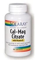 Solaray  Cal-Mag Citrate With Vitamin D