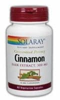 Solaray Cinnamon Bark Extract Vegetarian Capsules