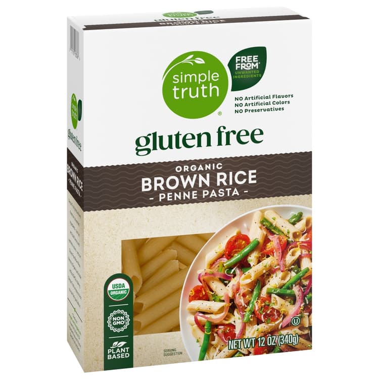 Simple Truth Gluten Free Organic Brown Rice Penne Pasta