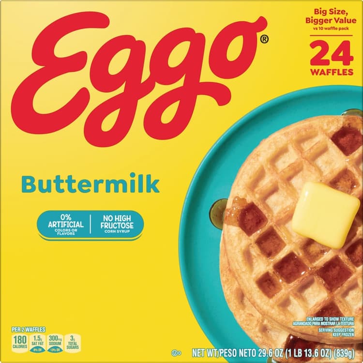 Eggo Buttermilk  Breakfast Waffles