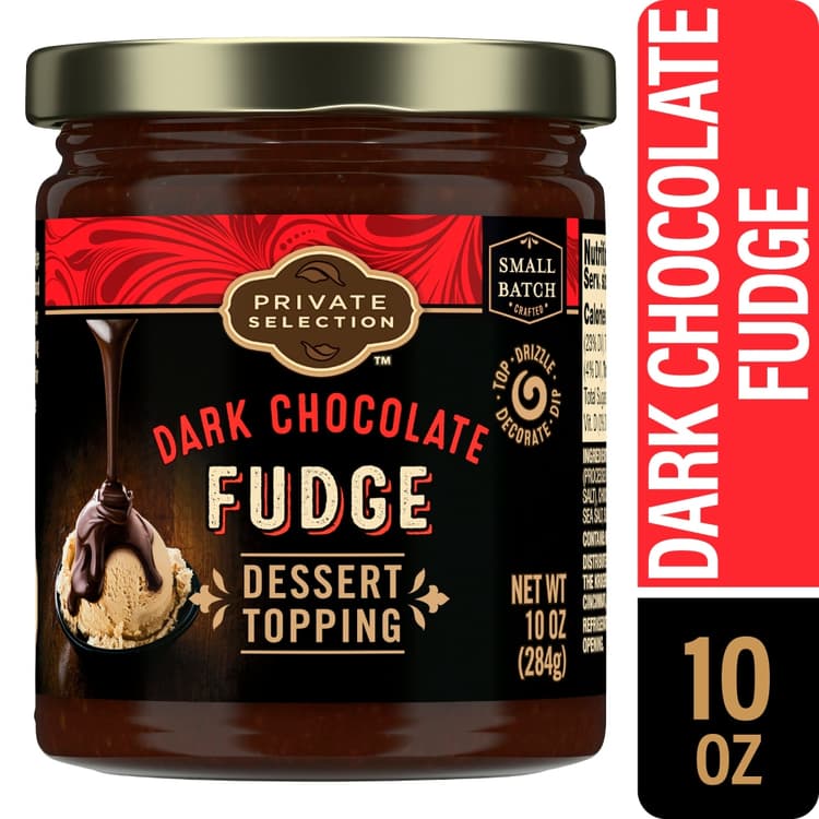 Private Selection Dessert Topping Dark Chocolate Fudge