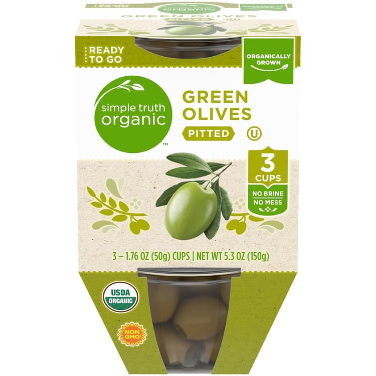 Pitted Green Olives