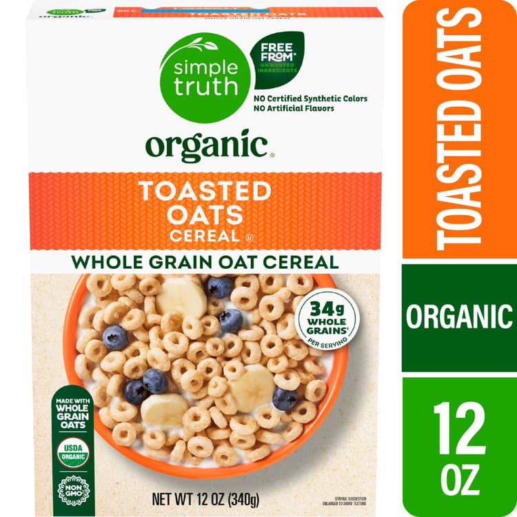 Simple Truth Organic Toasted Oats Cereal