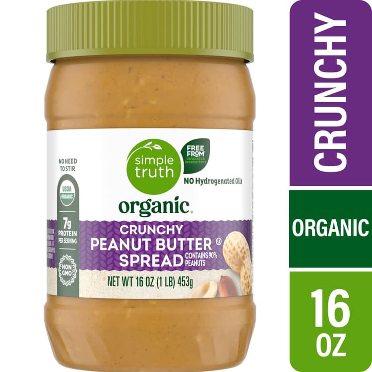 Simple Truth No Stir Crunchy Peanut Butter Spread