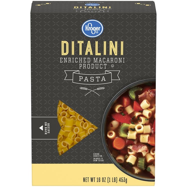 Kroger Enriched Macaroni Product Ditalini Pasta