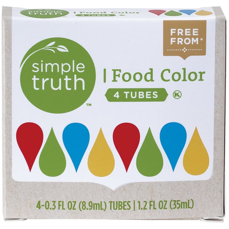 Simple Truth Food Color 4 Tubes
