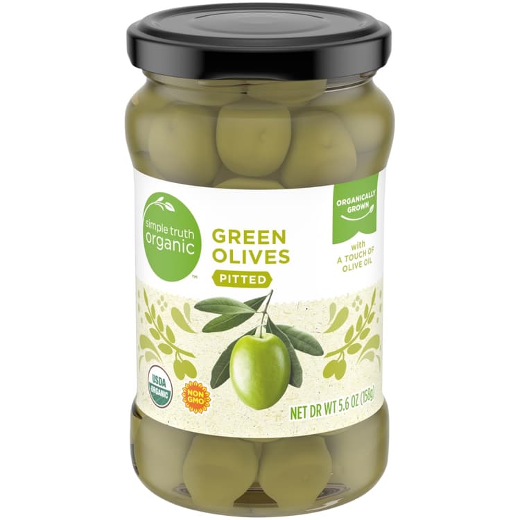 Simple Truth Organic Green Olives Pitted