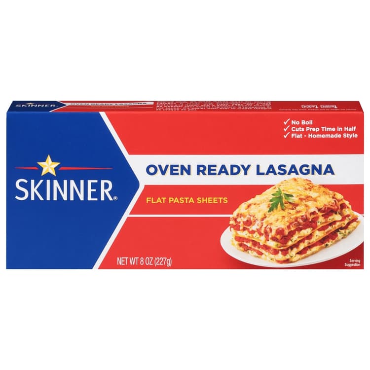Skinner Oven Ready Lasagna