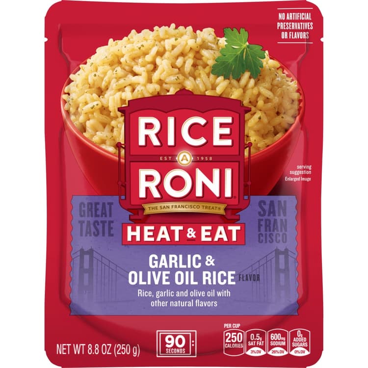 Rice-a-roni Garlic Olive Oil Heat & Eat