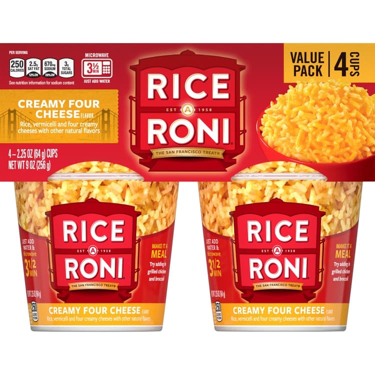 Rice A Roni Creamy Four Cheese Rice And Vermicelli Mix