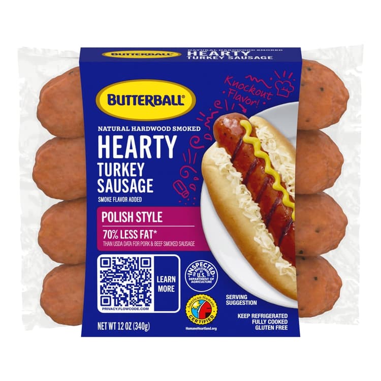 Butterball Hearty Polish Style Turkey Sausage
