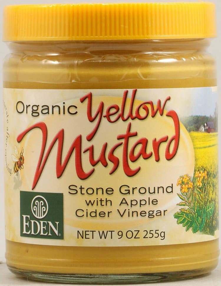 Eden Foods Organic Yellow Mustard Jar