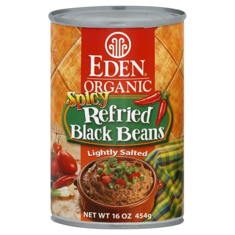 Eden Foods Organic Refried Black Beans Spicy