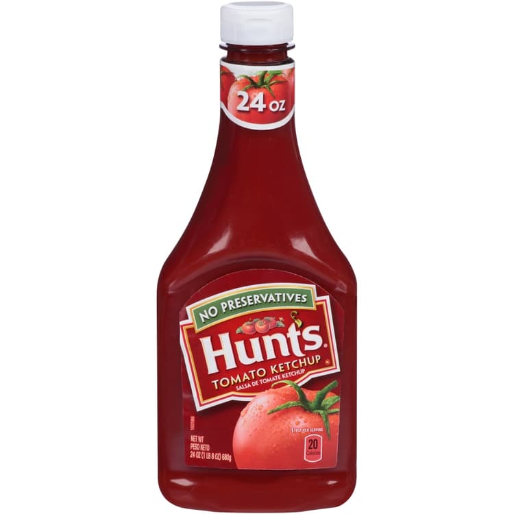 Hunt'S No Preservatives Tomato Ketchup. Squeeze