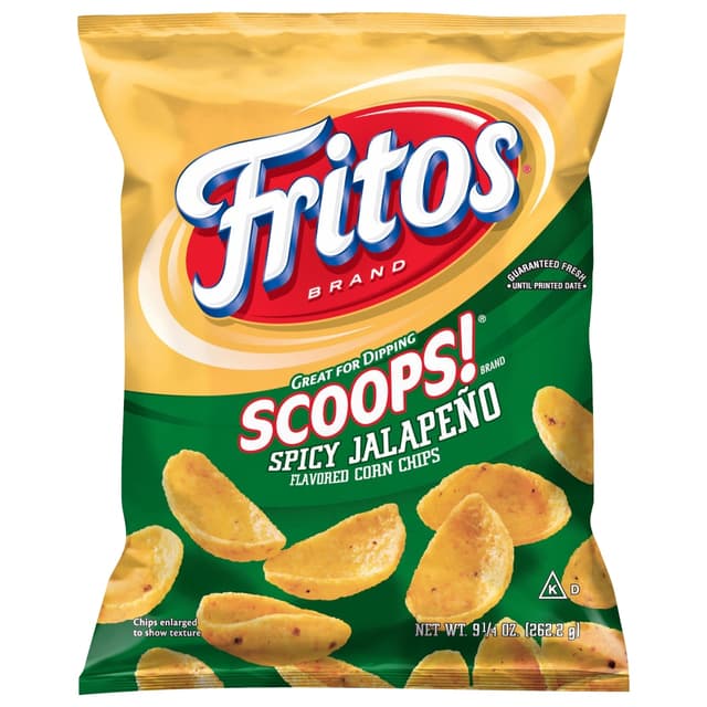 Is it Dairy Free? Fritos Scoops! Corn Chips Spicy Jalapeno