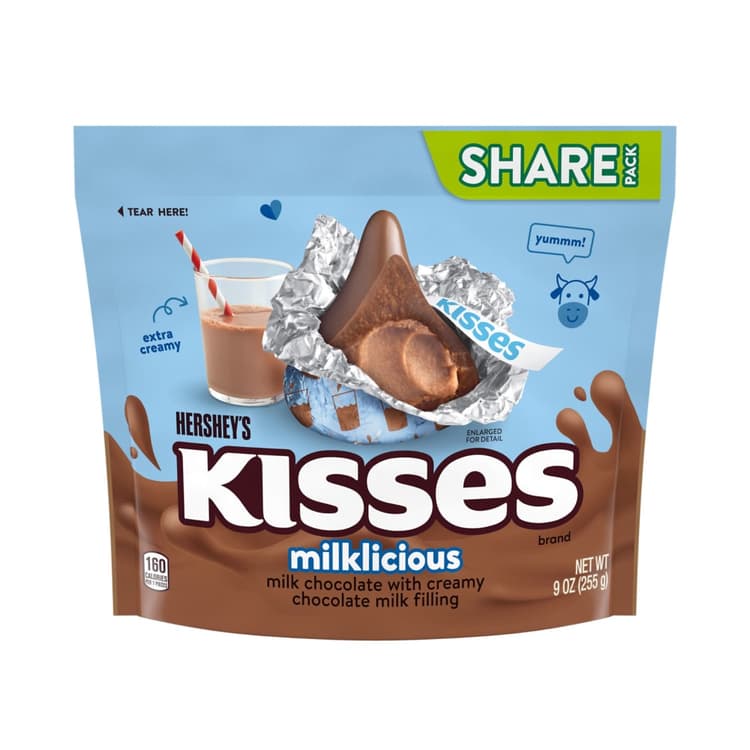 Hershey'S Kisses Milklicious Milk Chocolate Candy Share