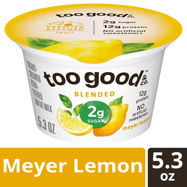 Is it PCOS Friendly? Two Good Good Save Meyer Lemon Low Fat Lower Sugar Greek Yogurt