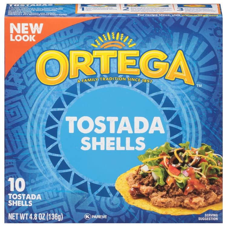Ortega Tostada Shells Corn