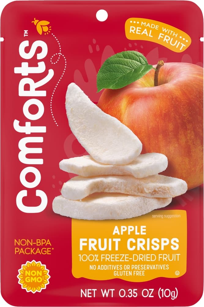 Comforts Apple Fruit Crisps 100% Freeze-Dried Fruit