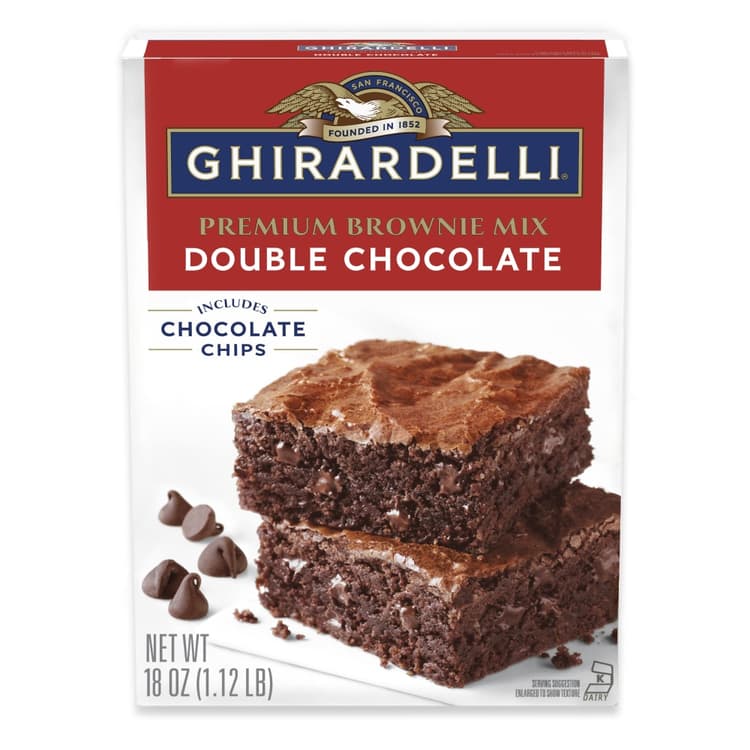 Ghirardelli Double Chocolate Premium Brownie Mix
