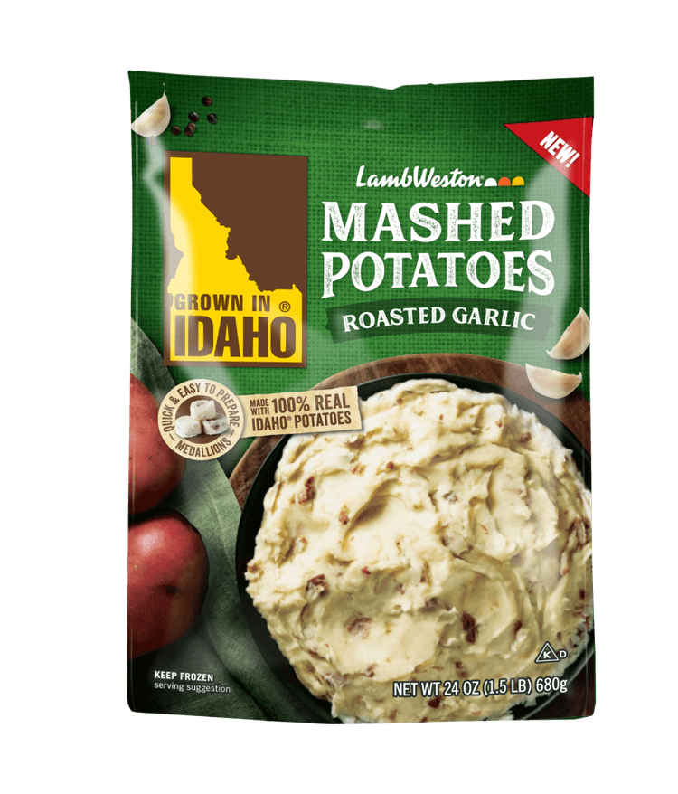 Grown In Idaho Mashed Potatoes Roasted Garlic