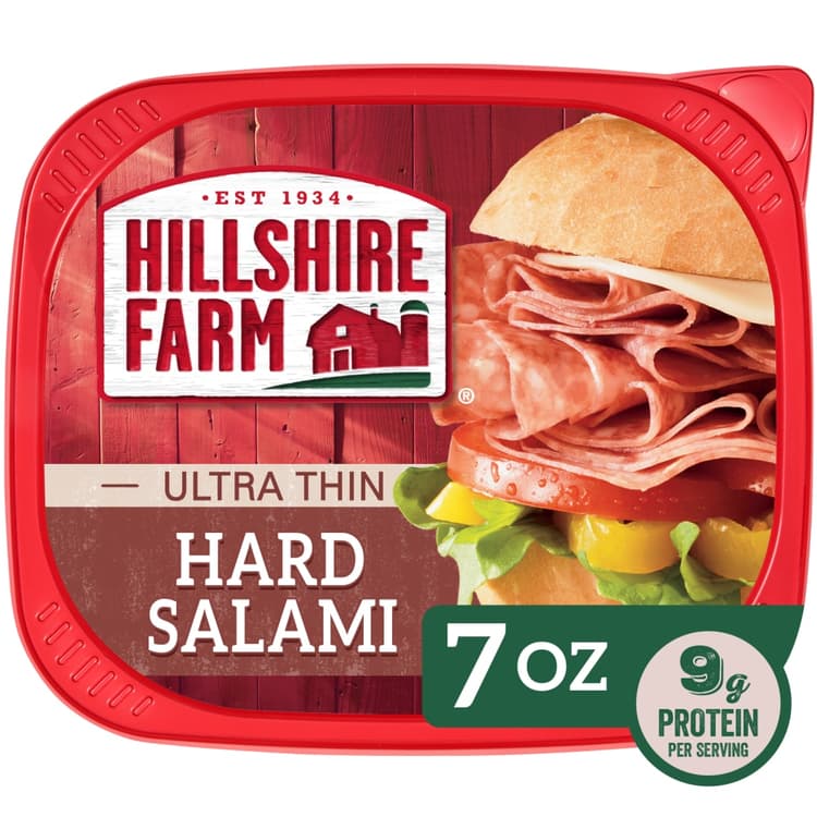Hillshire Farm Uncured Hard Salami Ultra Thin Sliced Lunch Meat