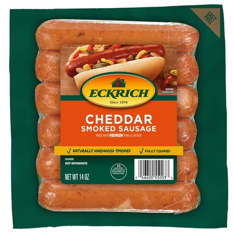 Eckrich Cheddar Smoked Sausage Links