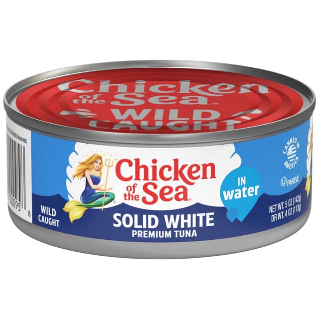 Is it Shellfish Free? Chicken Of The Sea Solid White Tuna In Water Chunk Style