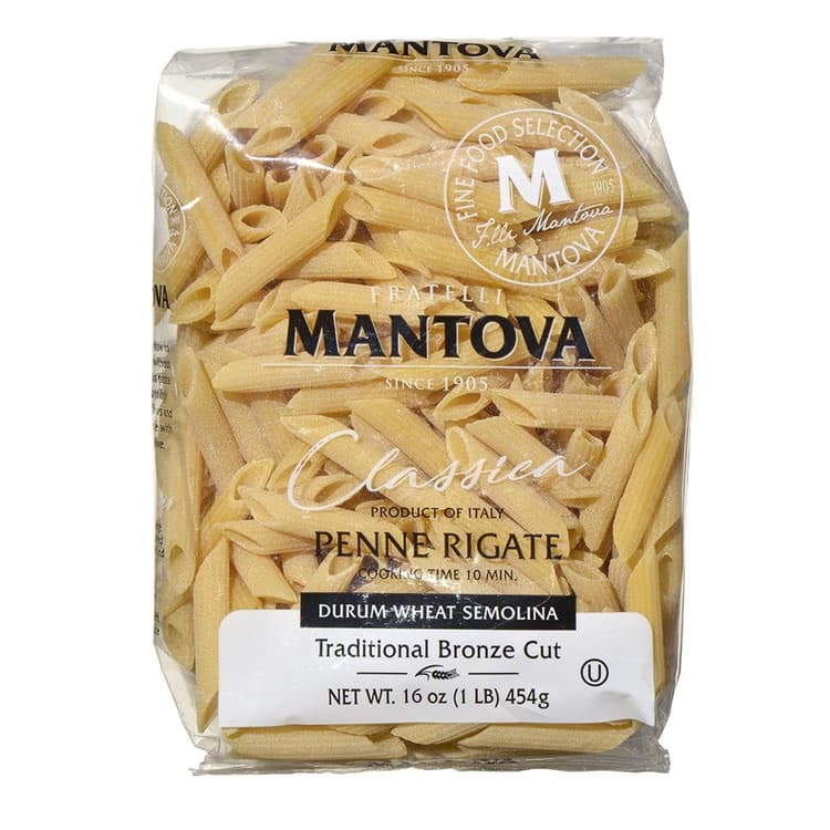 Mantova Penne Rigate Pasta Traditional Bronze Cut