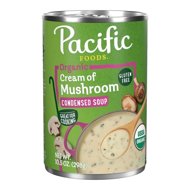 Is it Gelatin Free? Pacific Foods Organic Mushroom Condensed Soup