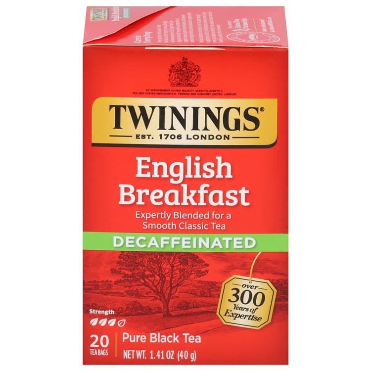 Twinings Of London Black Tea English Breakfast Decaffeinated