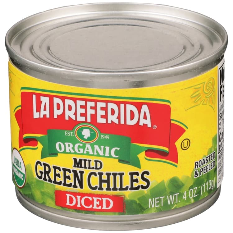La Preferida Organic Green Chiles Diced Mild
