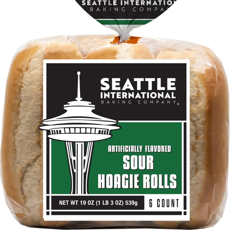 Seattle International Baking Company Hoagie Rolls Sourdough