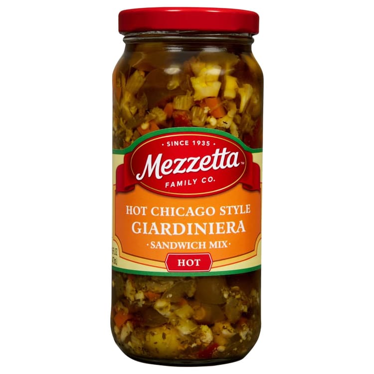 Mezzetta Giardiniera Chicago-Style Italian Sandwich Mix Hot