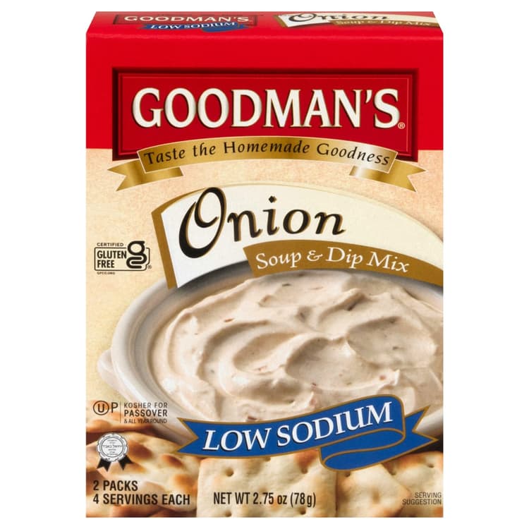 Goodman'S Soup & Dip Mix Onion Low Sodium