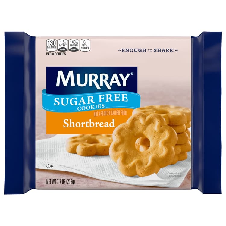 Murray Cookies Sugar Free Shortbread With Extra Cookies Bag