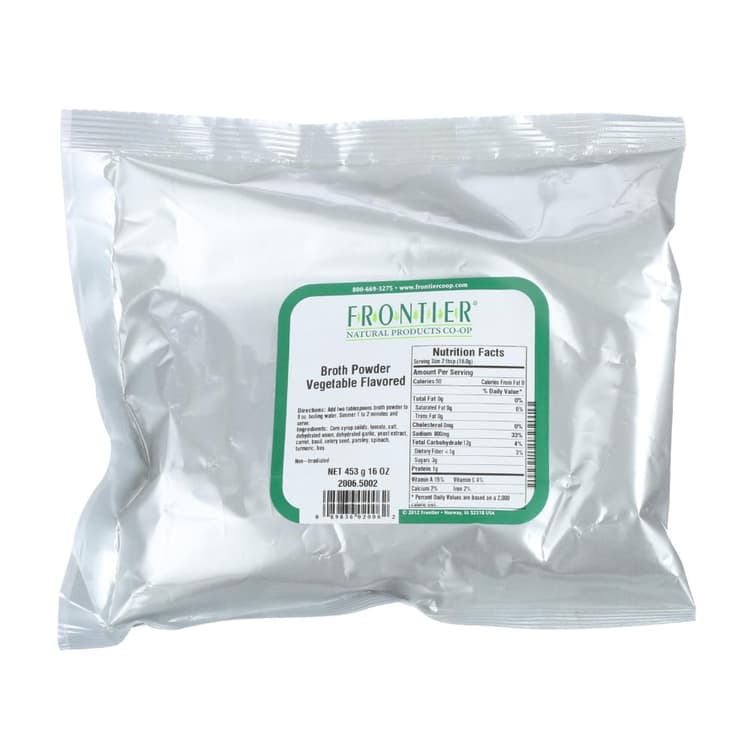 Frontier Co-Op Natural Products Vegetable Broth Powder