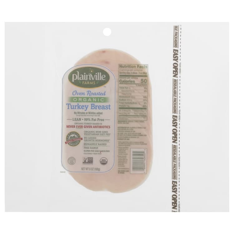 Plainville Farms Oven Roasted Organic Turkey Breast