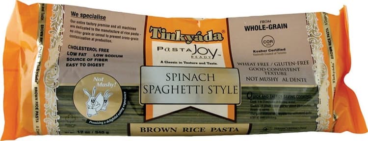 Tinkyada Brown Rice Pasta Spinach Spaghetti Gluten Free