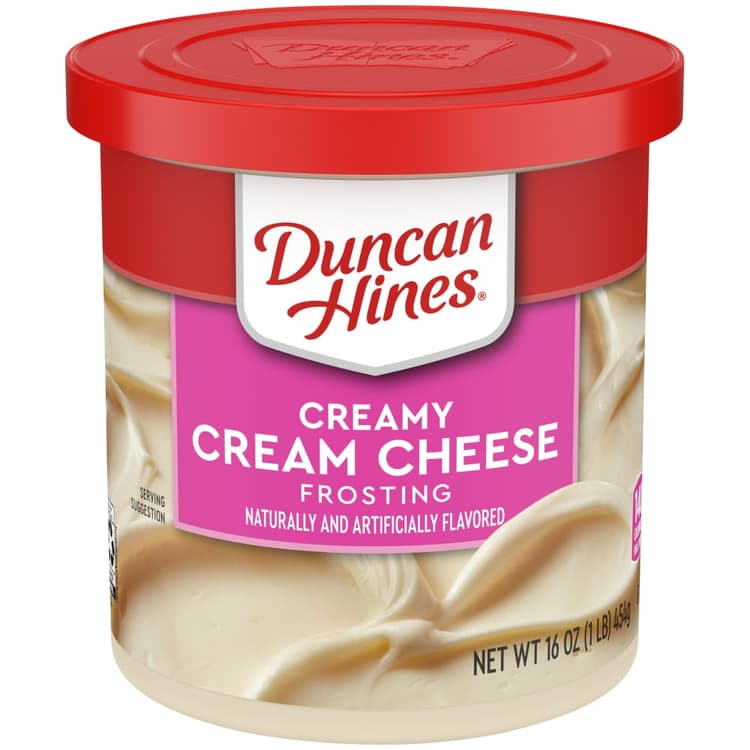 Duncan Hines Creamy Cream Cheese Flavored Cake Icing Frosting