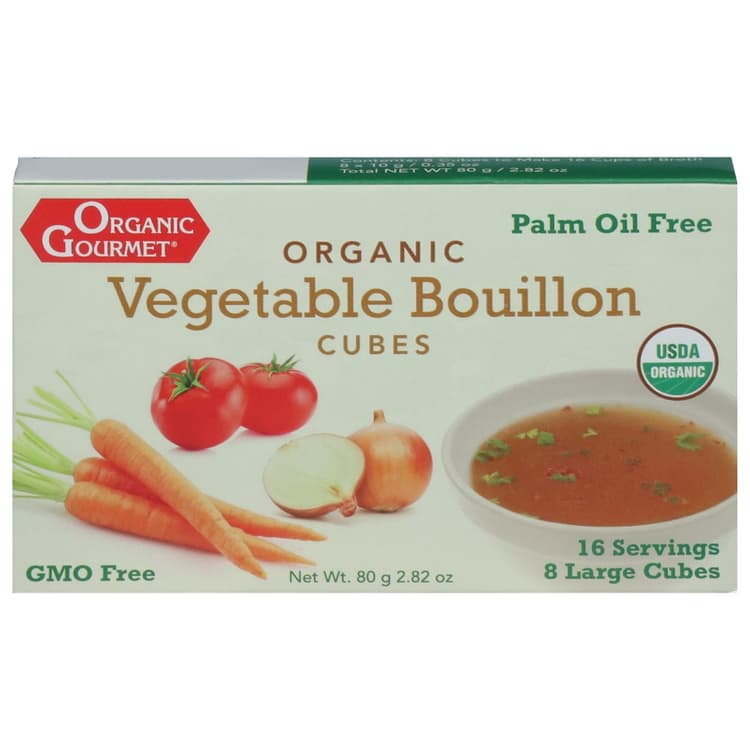 The Organic Gourmet Vegetable Bouillon Cubes