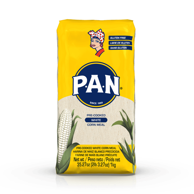 P.a.n. White Corn Meal - Harina De Maiz Blanco Precocida