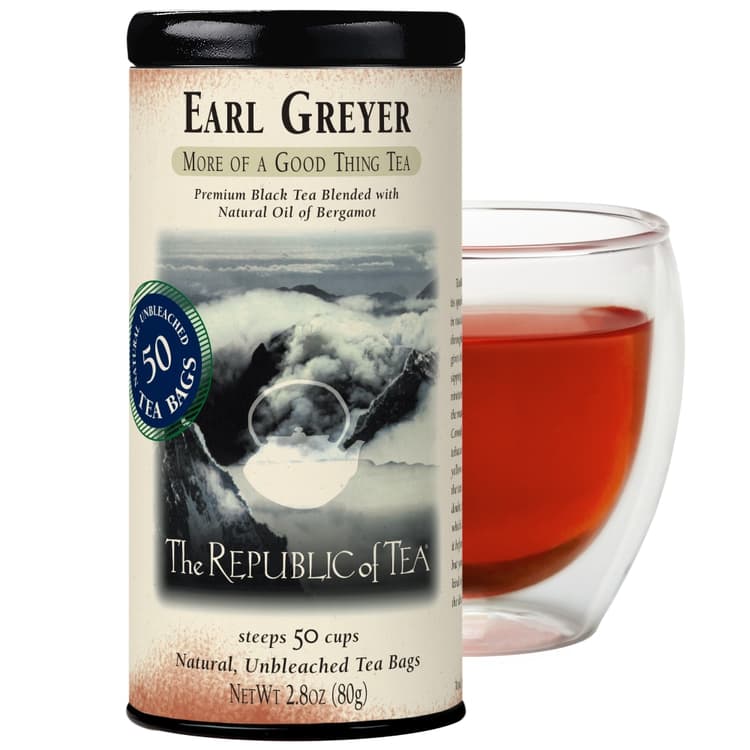 The Republic Of Tea Black Tea Bags More Of A Good Thing Earl Greyer
