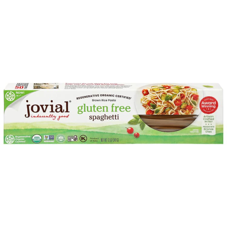Jovial 100% Organic Brown Rice Gluten Free Pasta Spaghetti