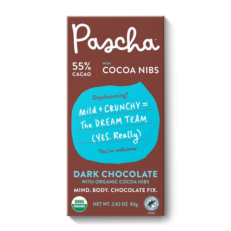 Pascha Organic Dark Chocolate Bar With Cocoa Nibs