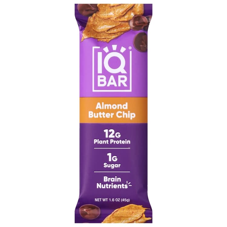 Iq Bar Peanut Butter Chip Protein Bar
