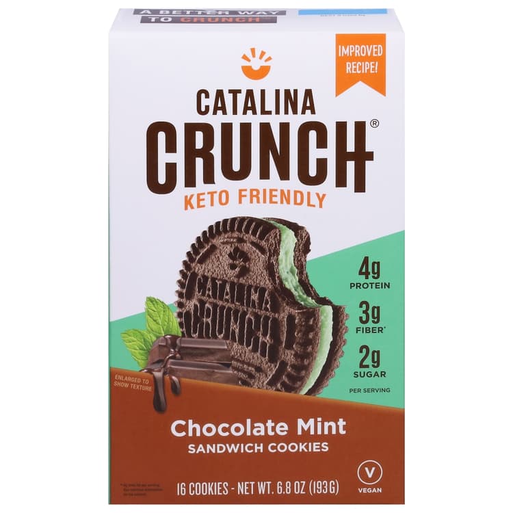 Catalina Crunch Chocolate Mint Sandwich Cookies
