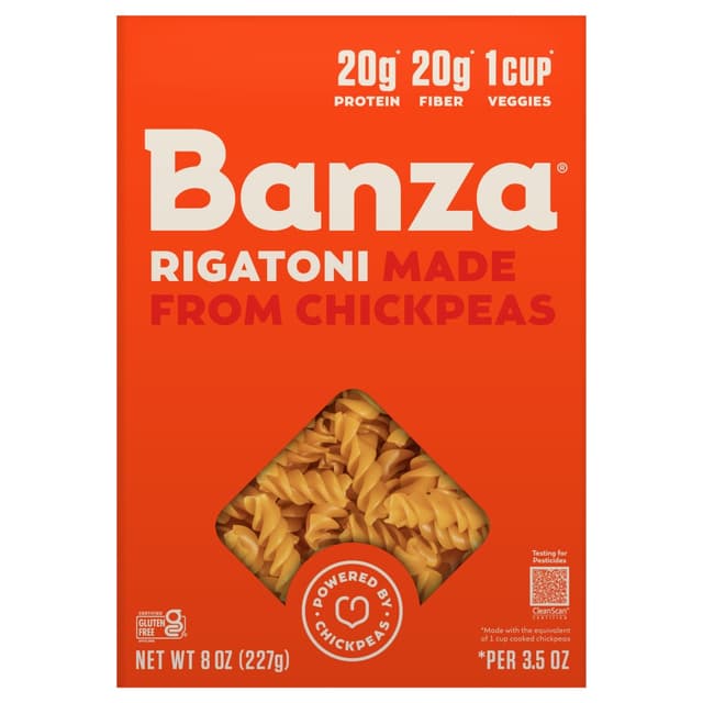 Is it Coconut Free? Banza Rigatoni Chickpeas Pasta