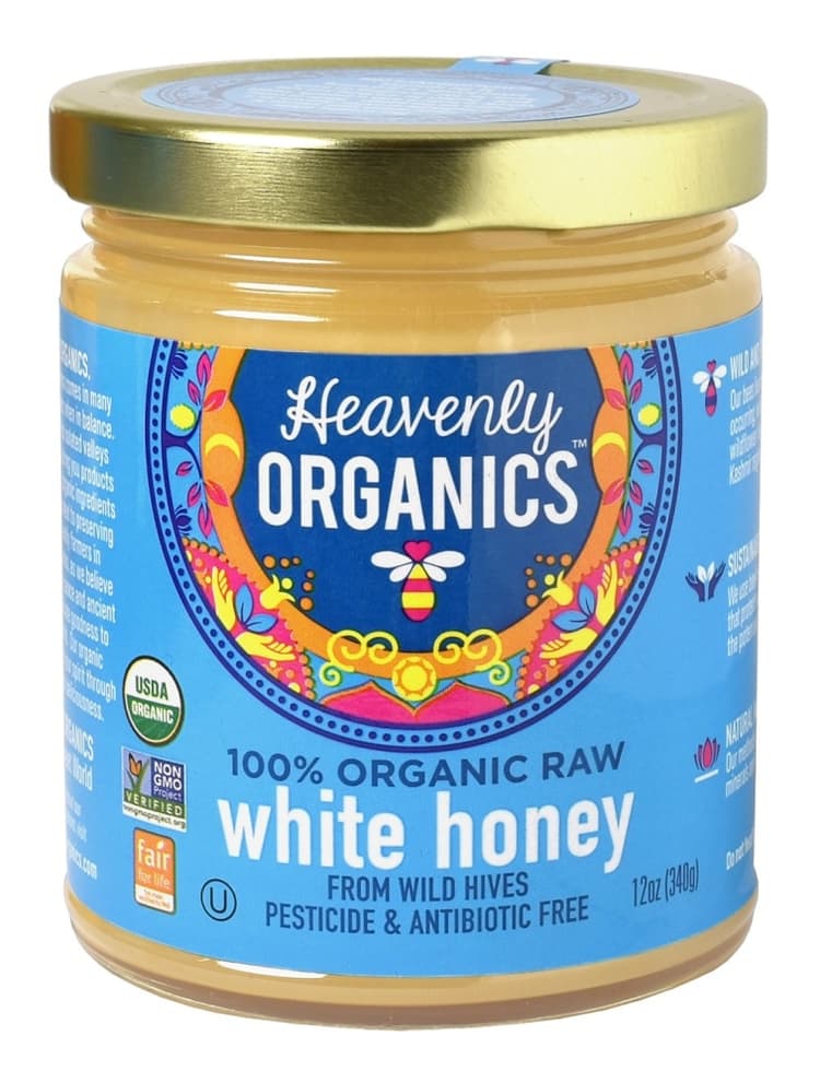 Heavenly Organics Raw White Honey