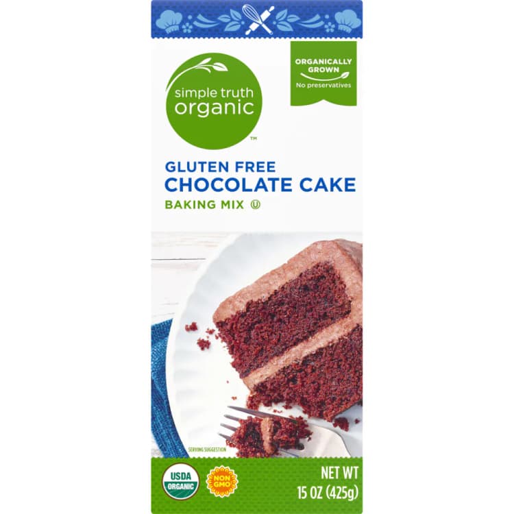 Simple Truth Organic Gluten Free Chocolate Cake Baking Mix